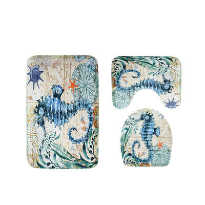 3Pcs Bathroom Toilet Non-Slip Cover Mats Kit Turtle Octopus Whale Sea Horse Footcloth
3Pcs Bathroom Toilet Non-Slip Cover Mats Kit Turtle Octopus Whale Sea Horse Footcloth