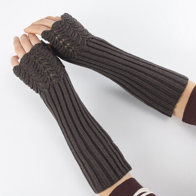 31 Cm Women Winter Autumn Knitted Long Gloves Winter Arm Warmers Gloves Fingerless Long Mittens Flexible Bare Fingers Arm Sleeve
31 Cm Women Winter Autumn Knitted Long Gloves Winter Arm Warmers Gloves Fingerless Long Mittens Flexible Bare Fingers Arm Sleeve