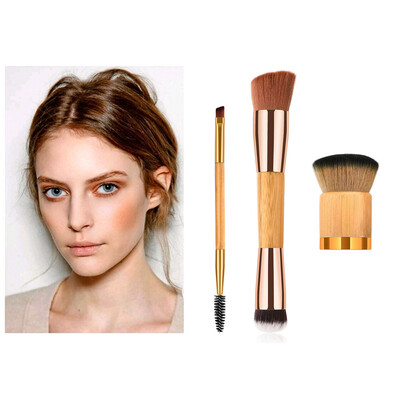 Toponeto 3PCS Cosmetic Makeup Bamboo Brushes Foundation Powder Eyeshadow Brush Double End
Toponeto 3PCS Cosmetic Makeup Bamboo Brushes Foundation Powder Eyeshadow Brush Double End