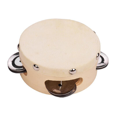 4 Inch Hand Tambourine with Metal Single Row Jingles Sheepskin Drum Skin Wooden Tambourines Entertainment Musical Timbrel for Adul
4 Inch Hand Tambourine with Metal Single Row Jingles Sheepskin Drum Skin Wooden Tambourines Entertainment Musical Timbrel for Adul