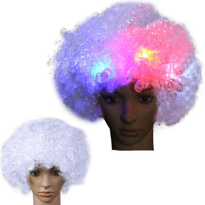 〖Follure〗Party Disco LED Flash Clown Hair Football Fan-Adult Afro Masquerade Hair Wig
〖Follure〗Party Disco LED Flash Clown Hair Football Fan-Adult Afro Masquerade Hair Wig