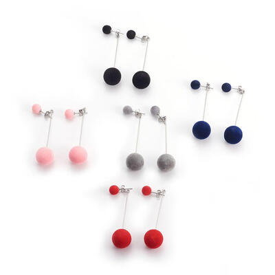 304 Stainless Steel Dangle Stud Earrings with Flocky Acrylic Beads Mixed Color 68mm Pin 07mm
304 Stainless Steel Dangle Stud Earrings with Flocky Acrylic Beads Mixed Color 68mm Pin 07mm