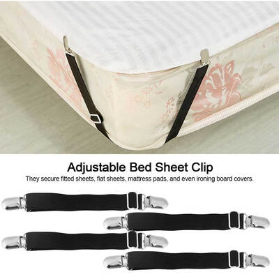 4Pcslot Adjustable Bed Sheet Clip Fasteners Straps Elastic Holder Fixing Clamp Bed Sheet Fastener Bed Sheet Holder
4Pcslot Adjustable Bed Sheet Clip Fasteners Straps Elastic Holder Fixing Clamp Bed Sheet Fastener Bed Sheet Holder
