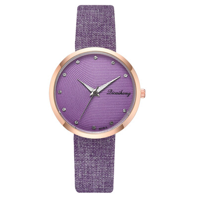 Diamond fashion trend ladies watch temperament high-end PU with watch limited time promotion
Diamond fashion trend ladies watch temperament high-end PU with watch limited time promotion
