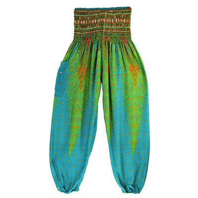 NeillieN Outdoor Yoga Pants Printed Loose Thin Bohemia Lantern Pants Thailand Peacock High Waist Sports Pants with Pocket
NeillieN Outdoor Yoga Pants Printed Loose Thin Bohemia Lantern Pants Thailand Peacock High Waist Sports Pants with Pocket