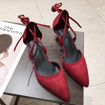 Roman sandal fairy summer Korean 100-color pointed strap fine&young girls high-heeled shoes
Roman sandal fairy summer Korean 100-color pointed strap fine&young girls high-heeled shoes
