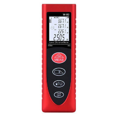 40m Red Smart Handheld Distance Meter Portable Multifunction Space Measuring Tool with Backlit LCD Rangefinder Measure Distance V
40m Red Smart Handheld Distance Meter Portable Multifunction Space Measuring Tool with Backlit LCD Rangefinder Measure Distance V