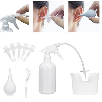 Ear Wax Washing Kit Medi Grade Ear Wax Remover Syringe Kit White Removal Cleaner Tool Set with 5 Tips
Ear Wax Washing Kit Medi Grade Ear Wax Remover Syringe Kit White Removal Cleaner Tool Set with 5 Tips