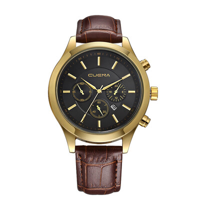 Gobestart Mens Leather Military Alloy Analog Quartz Wrist Watch Business Date Watches
Gobestart Mens Leather Military Alloy Analog Quartz Wrist Watch Business Date Watches