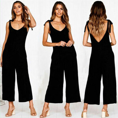 Women Casual Loose Pants Overalls Straps Jumpsuit Playsuit Romper Trousers 
Women Casual Loose Pants Overalls Straps Jumpsuit Playsuit Romper Trousers