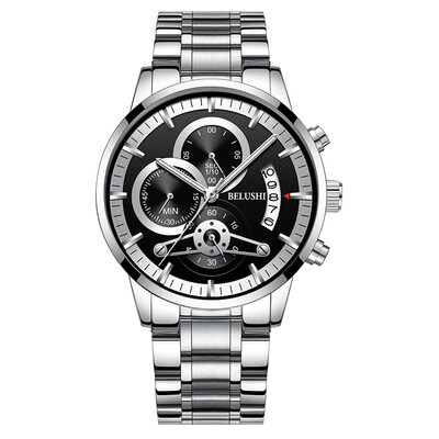 Top Brand Watches Men Fashion Sports Quartz Clock relogio masculino Chronograph Waterproof Wrist Watch Full Steel Military Watch
Top Brand Watches Men Fashion Sports Quartz Clock relogio masculino Chronograph Waterproof Wrist Watch Full Steel Military Watch