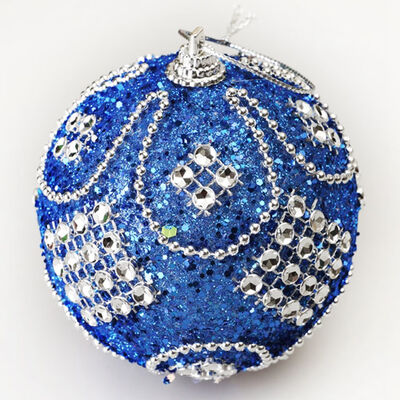 New Christmas Ball 1Pc 8Cm Rhinestone Glitter Baubles Balls Xmas Tree Ornament Decoration Foam Christmas Decoration
New Christmas Ball 1Pc 8Cm Rhinestone Glitter Baubles Balls Xmas Tree Ornament Decoration Foam Christmas Decoration