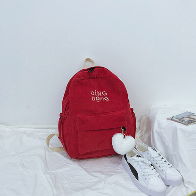 Japanese version of Ancient Girls Mild Campus schoolbag Korean version of junior high school students shoulder bag simple corduroy
Japanese version of Ancient Girls Mild Campus schoolbag Korean version of junior high school students shoulder bag simple corduroy