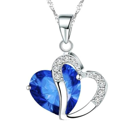 Fashion Heart Pendant Necklace Pendant necklaces Rhinestone Gold Silver Half Half Gift For Best Friends Jewelry - Gift Boxed
Fashion Heart Pendant Necklace Pendant necklaces Rhinestone Gold Silver Half Half Gift For Best Friends Jewelry - Gift Boxed