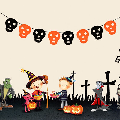 FUNNYBUNNY Trick or Treat Halloween Pumpkin Bunting Banner Hanging Decor Party Ornaments
FUNNYBUNNY Trick or Treat Halloween Pumpkin Bunting Banner Hanging Decor Party Ornaments