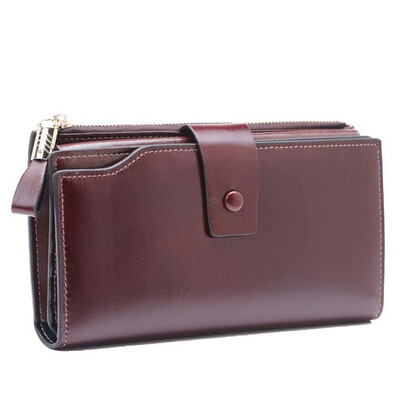 Tailored Fashion Women Solid Color Leather Wallet Zipper Coin Purse Card Holder Handbags 
Tailored Fashion Women Solid Color Leather Wallet Zipper Coin Purse Card Holder Handbags