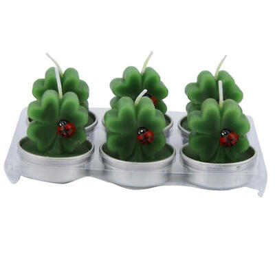 Greensen 6Pcs Four Leaf Clover Candles Decorative Tea Light Candles for Home Party Wedding Decoration
Greensen 6Pcs Four Leaf Clover Candles Decorative Tea Light Candles for Home Party Wedding Decoration