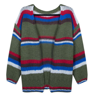 Toponeto Women Fashion Casual Stripe Long Sleeve Knit Sweater Loose Cardigans Coat
Toponeto Women Fashion Casual Stripe Long Sleeve Knit Sweater Loose Cardigans Coat