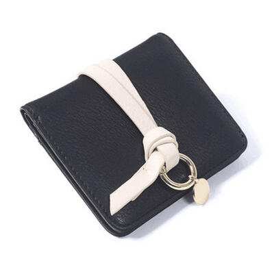 Short Wallet Korean Style Fashion Mini PU Leather Womens Wallet Small Card Holder Coin Purse With Strap Ring For Girls
Short Wallet Korean Style Fashion Mini PU Leather Womens Wallet Small Card Holder Coin Purse With Strap Ring For Girls