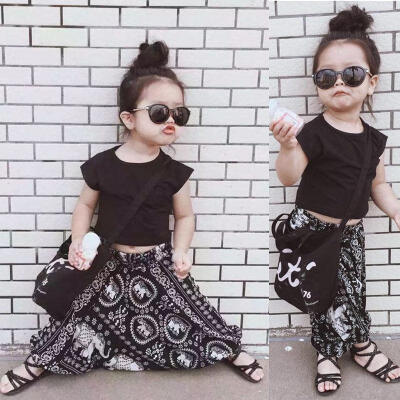 2pcs Summer Toddler Infant Kids Baby Girls Clothes Short Sleeve T-shirtHarem Pants
2pcs Summer Toddler Infant Kids Baby Girls Clothes Short Sleeve T-shirtHarem Pants