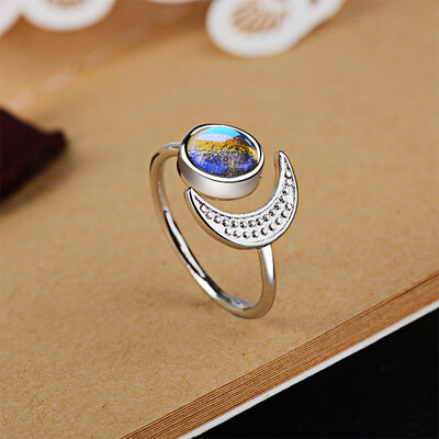 Moonstone Rings For Women 925 Silver Filled White Zircon Rainbow Opal Ring Female Stackable Thin Ring Wedding Bands Beauty
Moonstone Rings For Women 925 Silver Filled White Zircon Rainbow Opal Ring Female Stackable Thin Ring Wedding Bands Beauty