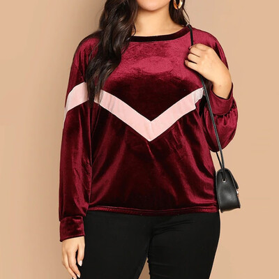 Tailored Women Casual Plus Size Autumn Strip O-Neck Solid Long Sleeve Patchwork Tops
Tailored Women Casual Plus Size Autumn Strip O-Neck Solid Long Sleeve Patchwork Tops