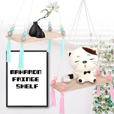 Girls Wooden Nordic Style Hanging Tassel Bead Storage Wall Shelf Kids Nursery Bedroom
Girls Wooden Nordic Style Hanging Tassel Bead Storage Wall Shelf Kids Nursery Bedroom