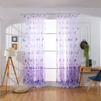 Toponeto Heart Shaped Curtain Tulle Window Treatment Voile Drape Valance 1 Panel Fabric
Toponeto Heart Shaped Curtain Tulle Window Treatment Voile Drape Valance 1 Panel Fabric