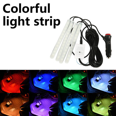 Car Atmosphere Light Foot Light USBCigarette Lighter Remote Control Interior Decorative Ambient LED Lamp Strip Accessories
Car Atmosphere Light Foot Light USBCigarette Lighter Remote Control Interior Decorative Ambient LED Lamp Strip Accessories
