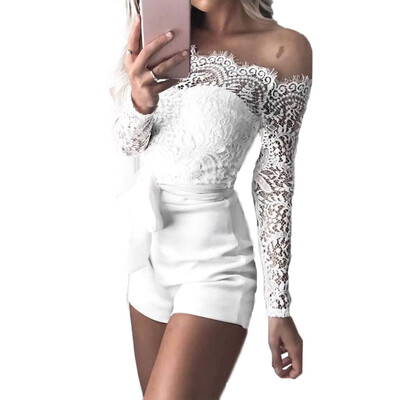 2019 Women Summer bodysuit Personality All-match Solid Color Off Shoulder Lace Long Sleeve Lace-up bodysuit
2019 Women Summer bodysuit Personality All-match Solid Color Off Shoulder Lace Long Sleeve Lace-up bodysuit