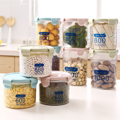 Air-Tight Food Storage Container Kitchen Storage Pot for Dry Grain Milk Powder Sugar Flour Random Round Clear Large Capacity
Air-Tight Food Storage Container Kitchen Storage Pot for Dry Grain Milk Powder Sugar Flour Random Round Clear Large Capacity