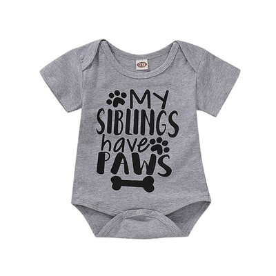 Infant Baby Girls Letter Print Short Sleeve Rompers Kids Boys Jumpsuit Newborn Clothes
Infant Baby Girls Letter Print Short Sleeve Rompers Kids Boys Jumpsuit Newborn Clothes