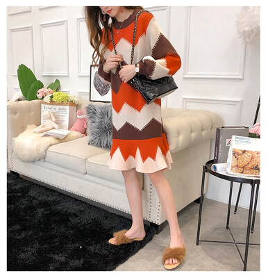Long sweater dress female jacket 2018 autumn winter new Korean version joker sweater fashion trend
Long sweater dress female jacket 2018 autumn winter new Korean version joker sweater fashion trend