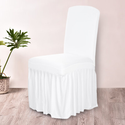 Pleated Solid Color Ruffled Stretchable Removable Washable Home Dining Chair Cover Spandex Seats Slipcover for Wedding Party Hotel
Pleated Solid Color Ruffled Stretchable Removable Washable Home Dining Chair Cover Spandex Seats Slipcover for Wedding Party Hotel