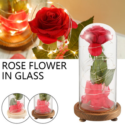 Eternal Life Rose Flower In Glass with Led Light Dome Mothers Day Gift Valentines Day Gift
Eternal Life Rose Flower In Glass with Led Light Dome Mothers Day Gift Valentines Day Gift