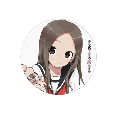 Ailin Online Teasing Master Takagi-san Brooch 23 inch Japanese Anime Brooch Pin for Clothes Bags Caps&Pencil Cases
Ailin Online Teasing Master Takagi-san Brooch 23 inch Japanese Anime Brooch Pin for Clothes Bags Caps&Pencil Cases