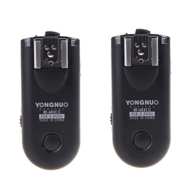 Yongnuo RF-603C II Wireless Remote Flash Trigger C1 for Canon 60D 350D 450D 500D 550D 1000D
Yongnuo RF-603C II Wireless Remote Flash Trigger C1 for Canon 60D 350D 450D 500D 550D 1000D