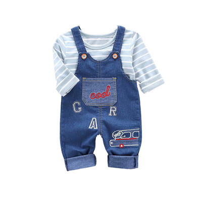 Toddler Kids Baby Boys Sets Long Sleeve Striped T-ShirtSuspender Pants Trousers Baby Clothes Outfit Set 1-4T
Toddler Kids Baby Boys Sets Long Sleeve Striped T-ShirtSuspender Pants Trousers Baby Clothes Outfit Set 1-4T