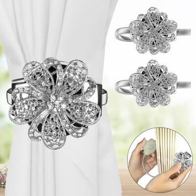 1 Pair of Magnetic Crystal Curtain Tiebacks Tie Backs Buckle Clips Holdbacks Home Decoration
1 Pair of Magnetic Crystal Curtain Tiebacks Tie Backs Buckle Clips Holdbacks Home Decoration