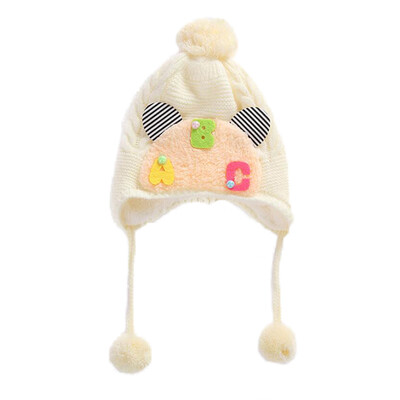 Autumn Winter Infant Baby Boy Girl Cotton Hat Cute Letter Pattern With Ear Design Plus Velvet Cashmere Earmuffs Warm Knitted Hat
Autumn Winter Infant Baby Boy Girl Cotton Hat Cute Letter Pattern With Ear Design Plus Velvet Cashmere Earmuffs Warm Knitted Hat