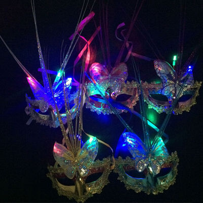 Masquerade Party Mask Women LED Lighting Mask Fancy Dress Party Princess Feather Masks For Costume Parties Carnivals
Masquerade Party Mask Women LED Lighting Mask Fancy Dress Party Princess Feather Masks For Costume Parties Carnivals