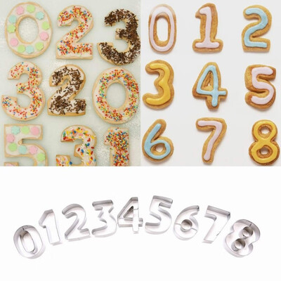 9pcsset Stainless Steel Biscuit Mold Large Number Mousse Cake Mold DIY Baking Tool Kitchen Accessories
9pcsset Stainless Steel Biscuit Mold Large Number Mousse Cake Mold DIY Baking Tool Kitchen Accessories