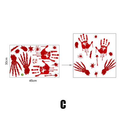 Halloween Decoration Self-Adhesive Stickers Red Blood Footprints Bloody Handprints Stickers
Halloween Decoration Self-Adhesive Stickers Red Blood Footprints Bloody Handprints Stickers