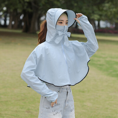 Sunscreen womens short jacket new shawl long-sleeved UV electric car sunscreen thin student Korean version
Sunscreen womens short jacket new shawl long-sleeved UV electric car sunscreen thin student Korean version