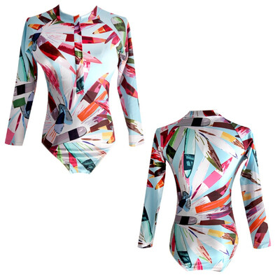 One-Piece Long Sleeve Zip Crew V Neck Suits Wire Free Padded Bra Swimsuit Beach Bathing Suit Newest Top Sell
One-Piece Long Sleeve Zip Crew V Neck Suits Wire Free Padded Bra Swimsuit Beach Bathing Suit Newest Top Sell