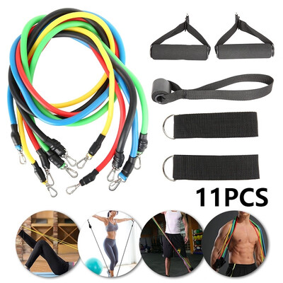 11PCS Universal Fitness Rope Sports Fitness Equipment Set Sports Home Gym Workout Tools 
11PCS Universal Fitness Rope Sports Fitness Equipment Set Sports Home Gym Workout Tools