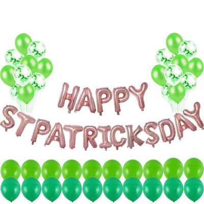 Tailored St Patricks Day Latex And Foil Balloons Kit Round Balloon Decor Happy Stpatrick
Tailored St Patricks Day Latex And Foil Balloons Kit Round Balloon Decor Happy Stpatrick