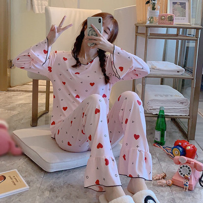 Women 2PCS Sleepwear Pajamas Cute Carrot Print Casual Tops Pants Home Long Sleeve Nightwear
Women 2PCS Sleepwear Pajamas Cute Carrot Print Casual Tops Pants Home Long Sleeve Nightwear