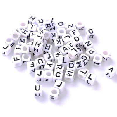 100pcs 6mm Mixed Square Alphabet Letter Beads Charms Bracelet Necklace For Jewelry Making Party DIY Accessories Holiday Decor
100pcs 6mm Mixed Square Alphabet Letter Beads Charms Bracelet Necklace For Jewelry Making Party DIY Accessories Holiday Decor