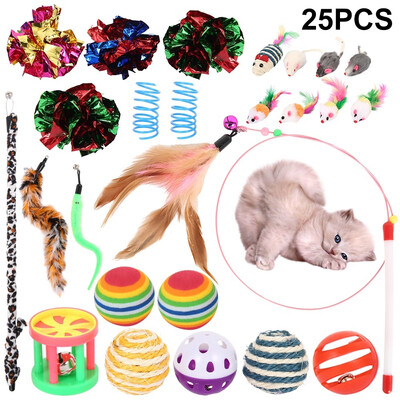 122125pcsset New Style Pet Cat Toy Suit Cat Toy Cat Sticks Rat Toy Overvalue Combination
122125pcsset New Style Pet Cat Toy Suit Cat Toy Cat Sticks Rat Toy Overvalue Combination